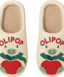 Crisp Apple Yeti Slippers